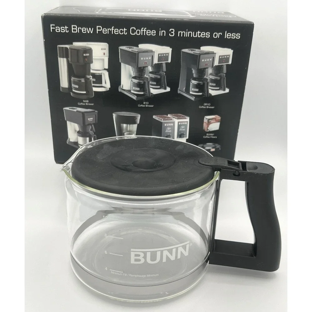 BUNN Coffee Decanter 10 Cup 50 oz. Replacement Model NCD-B New Open Box